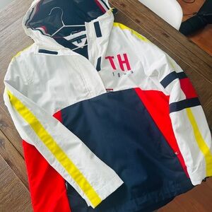 Tommy Hilfiger Navy and White Jacket